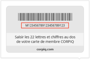 Carte CORPIQ