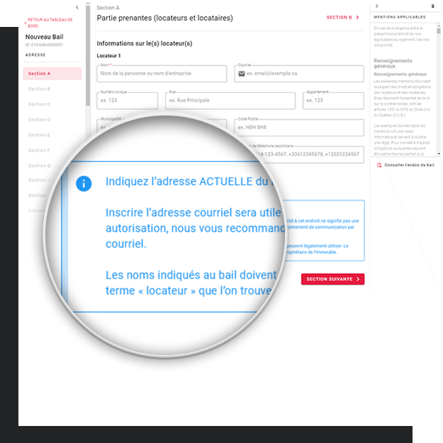 Des astuces pour remplir le Bail électronique et vous guider pas à pas